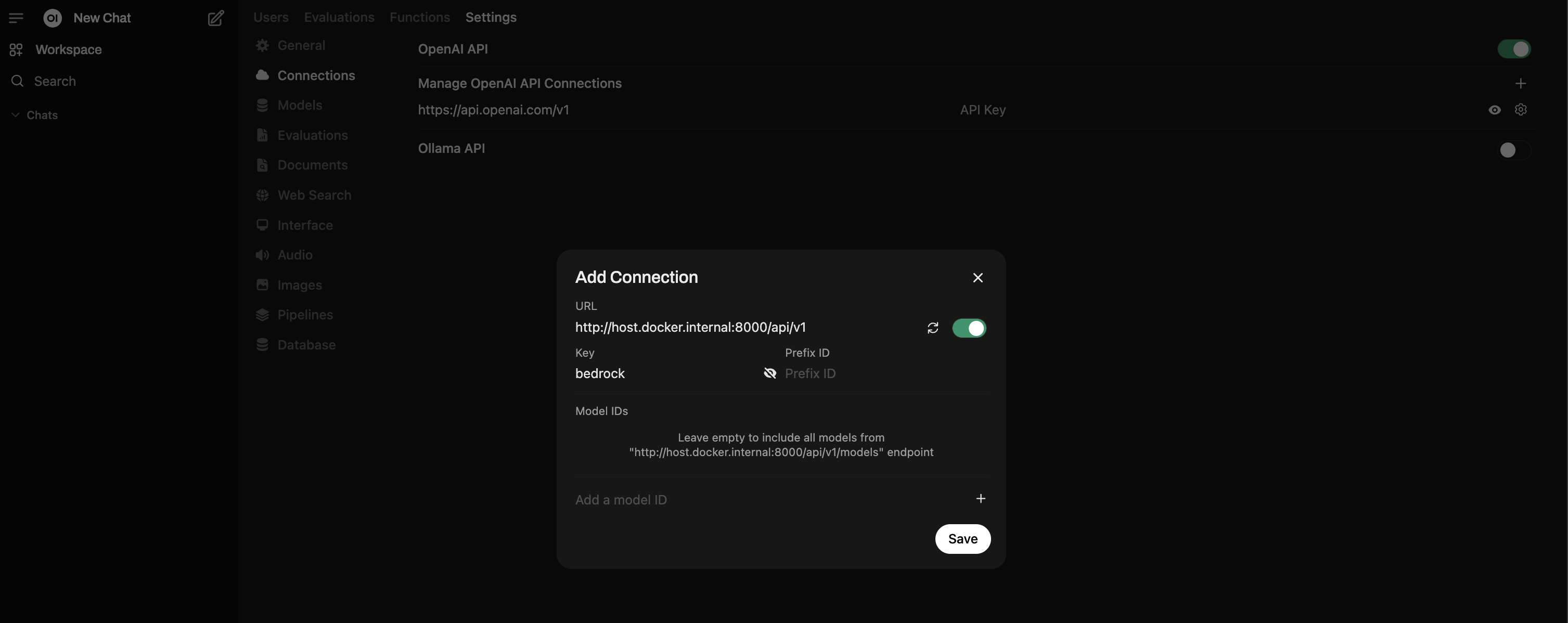 Add New Connection
