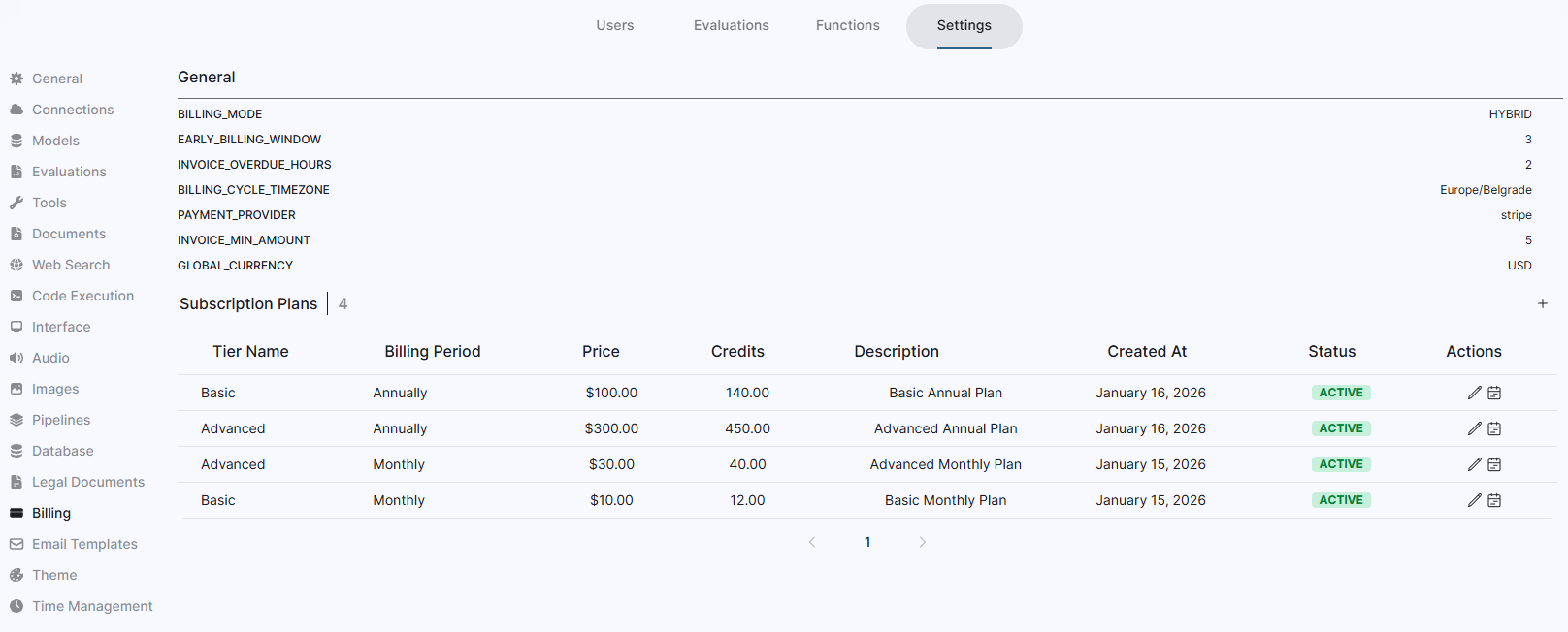 Subscriptions